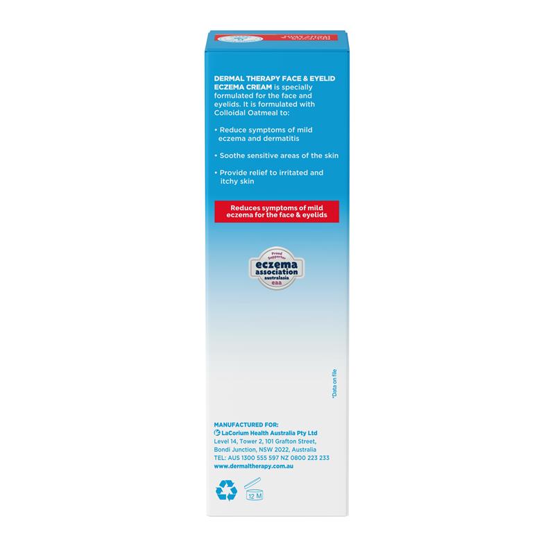 Load image into Gallery viewer, Dermal Therapy Face &amp; Eyelid Eczema Cream 40g
