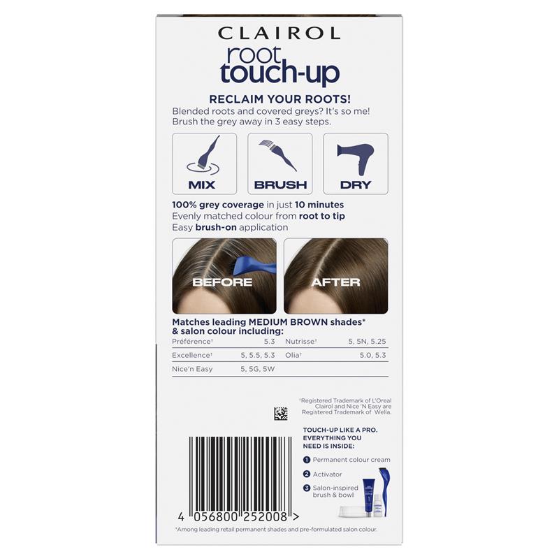 Load image into Gallery viewer, Clairol Nice N Easy Root Touch Up Permanent Hair Colour Medium Brown
