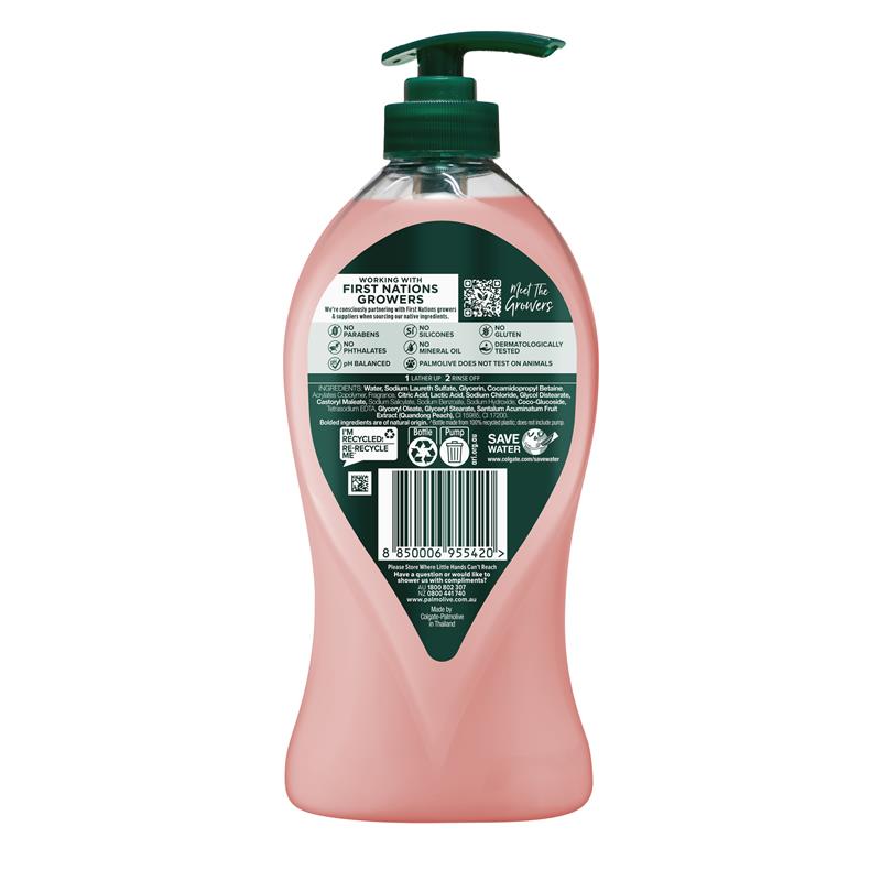 Load image into Gallery viewer, Palmolive Skin Food Body Wash Cream Quandong Peach 750ml
