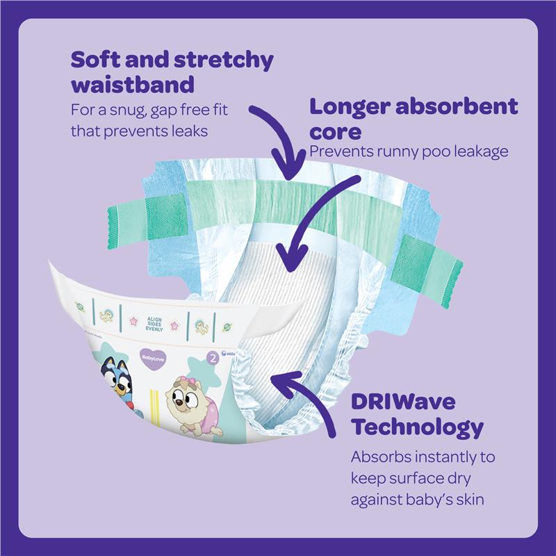 Load image into Gallery viewer, BabyLove Cosifit Infant Nappies Size 2 (3-8kg) 44 Pack

