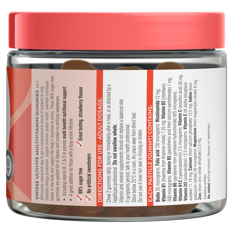 Load image into Gallery viewer, Swisse Ultivite Multivitamin Gummies 120 Pack
