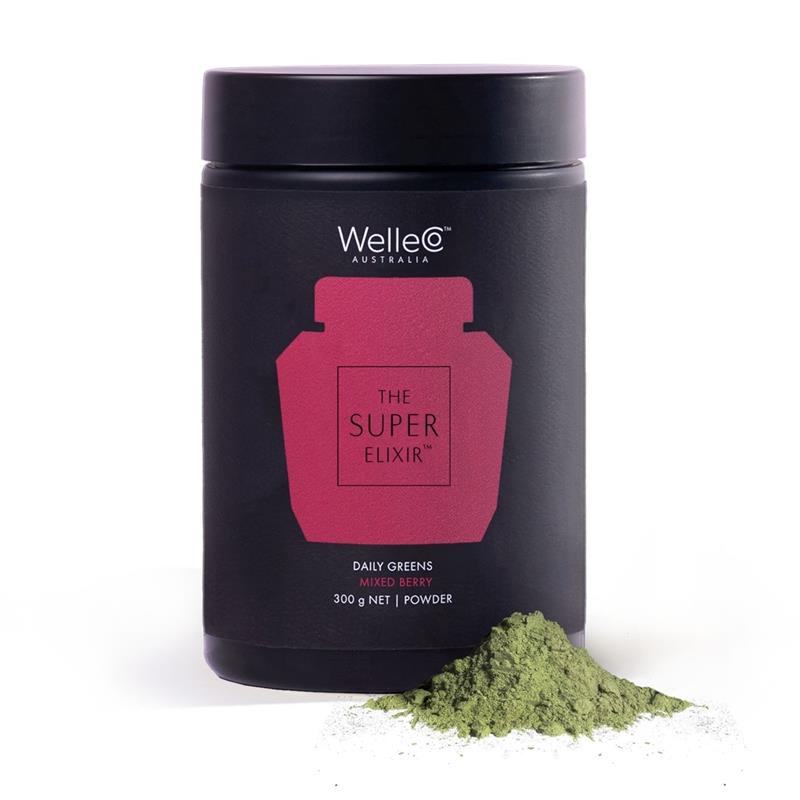 Load image into Gallery viewer, WelleCo The Super Elixir Mixed Berry 300g Jar Exclusive
