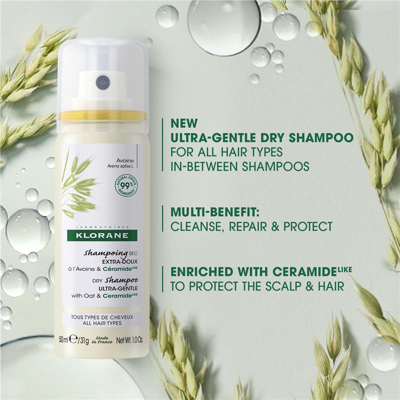 Load image into Gallery viewer, Klorane Dry Shampoo With Oat &amp; Ceramide 50ml
