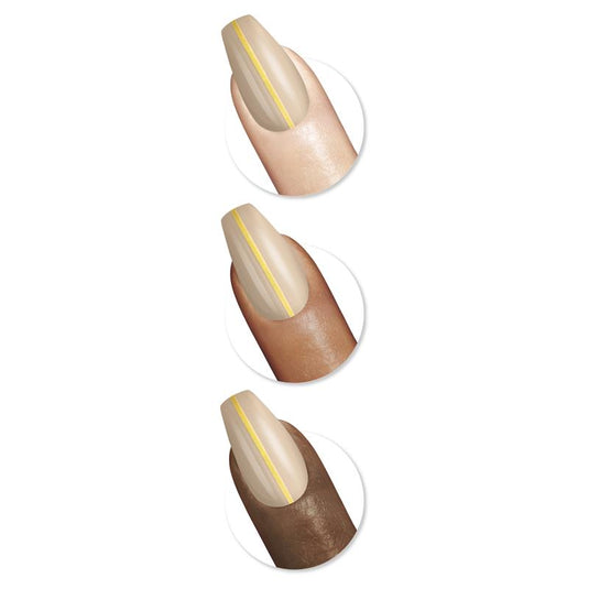 Sally Hansen Salon Effects Perfect Manicure 24 Coffin Press On Nails Meet me in the Metal