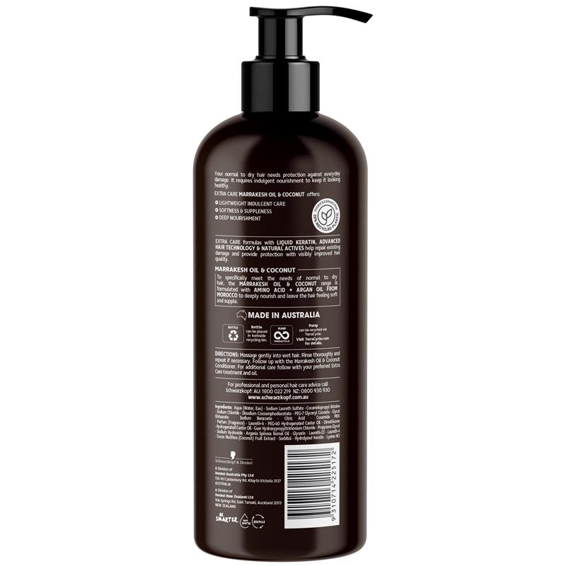 Load image into Gallery viewer, Schwarzkopf Extra Care Marrakesh Oil &amp; Coconut Replenishing Shampoo 950ml
