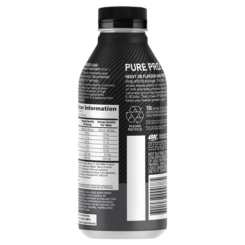 Load image into Gallery viewer, Optimum Nutrition Pure Pro 35 Vanilla 355ml

