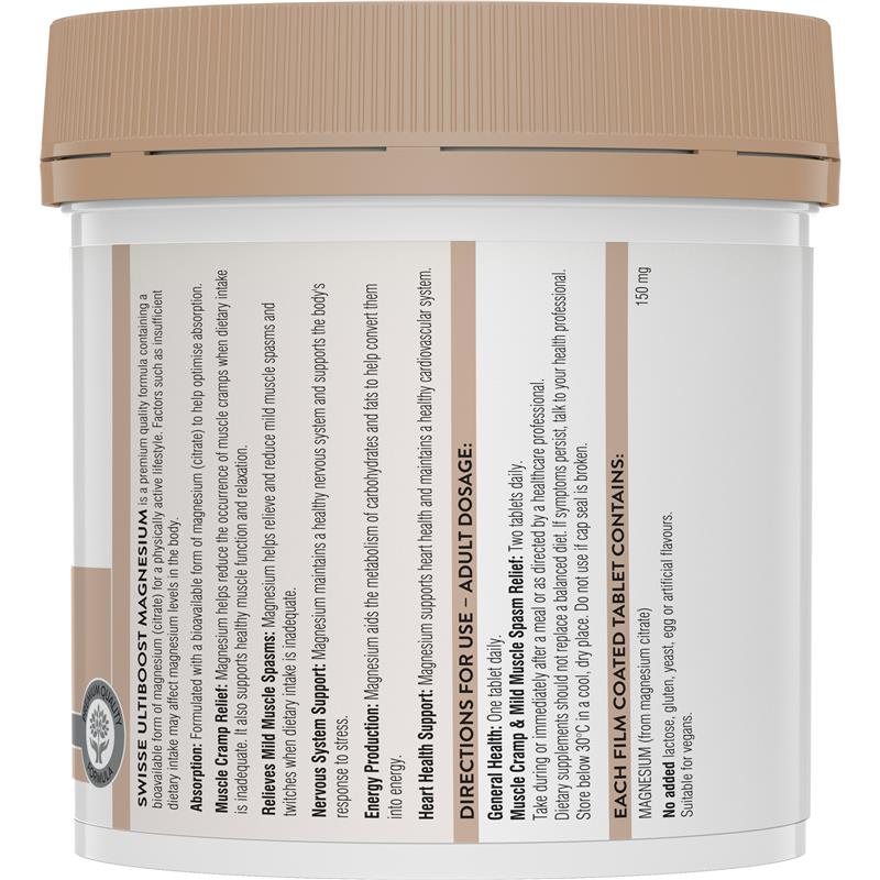 Load image into Gallery viewer, Swisse Ultiboost Magnesium 300 Tablets Exclusive Size
