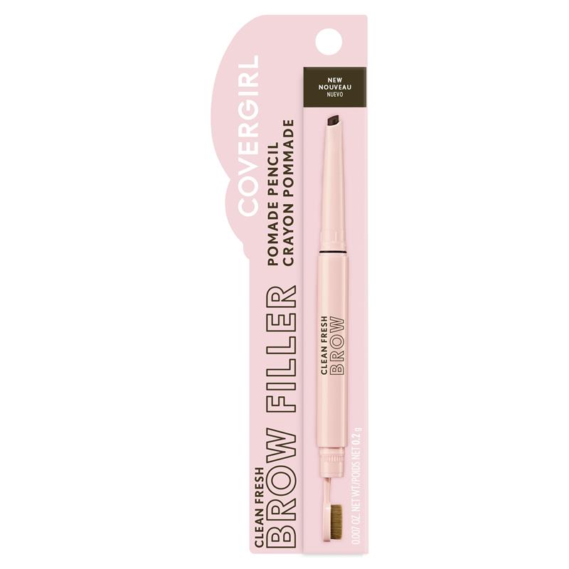 Load image into Gallery viewer, Covergirl Clean Fresh Brow Filler Pomade Pencil 600 Dark Brown 0.2g
