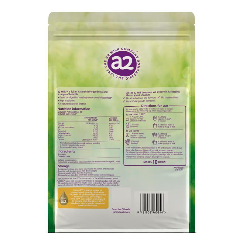 Load image into Gallery viewer, A2 Milk Powder Skim 1kg
