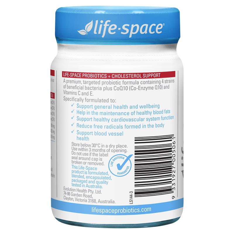 Load image into Gallery viewer, Life-Space Probiotic + Cholesterol Support 50 Capsules
