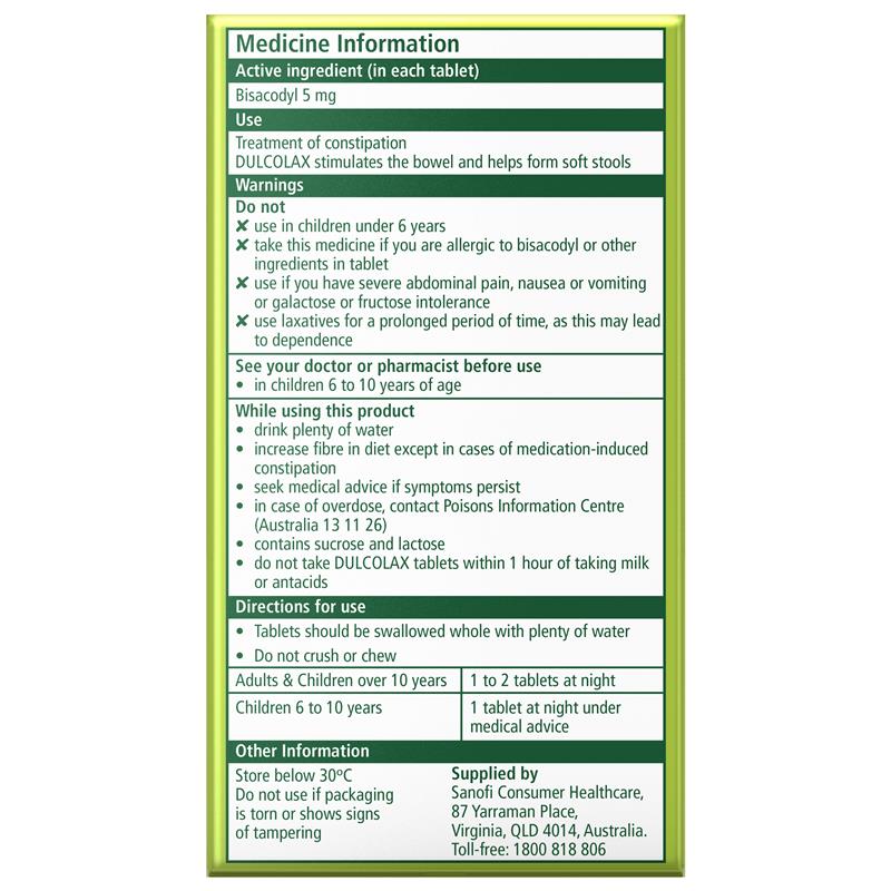 Load image into Gallery viewer, Dulcolax Laxatives 5mg 200 Tablets
