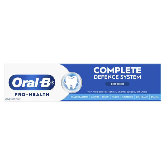 Oral B Toothpaste Pro Health Complete Defence System Deep Clean 200g