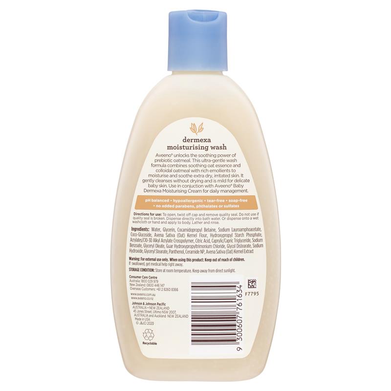 Load image into Gallery viewer, Aveeno Baby Dermexa Fragrance Free Moisturising Body Wash 236mL

