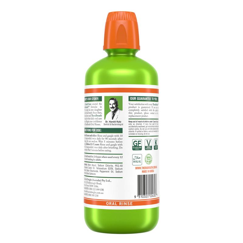 Load image into Gallery viewer, Therabreath Mild Mint Oral Rinse 1 Litre

