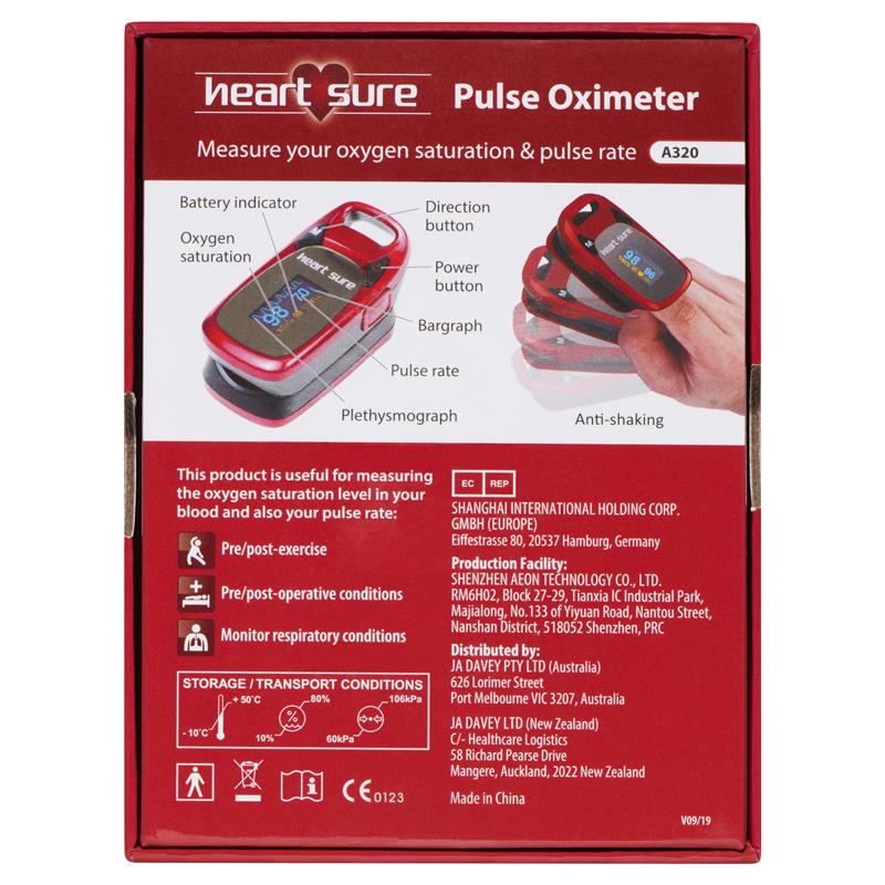 Load image into Gallery viewer, Heart Sure Pulse Oximeter
