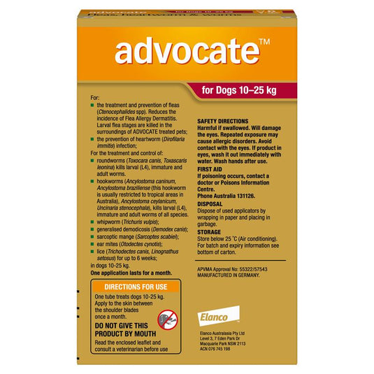 Advocate Dog Large 10-25KG 6