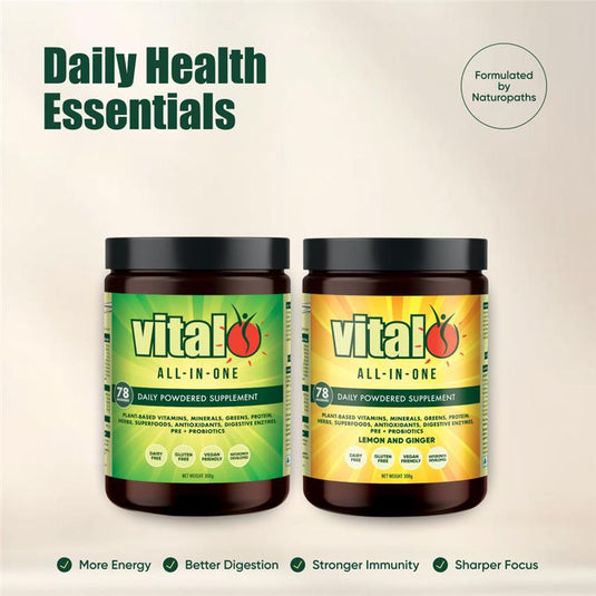 Vital All In One Lemon & Ginger Powder 300g