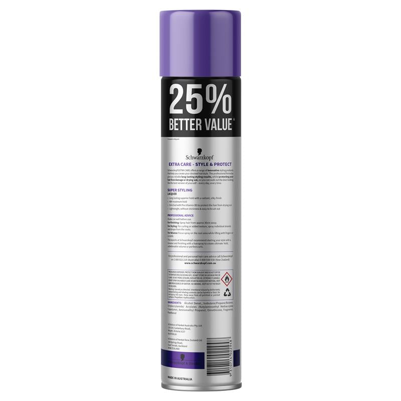 Load image into Gallery viewer, Schwarzkopf Extra Care Super Styling Lacquer Maximum Hold 500g
