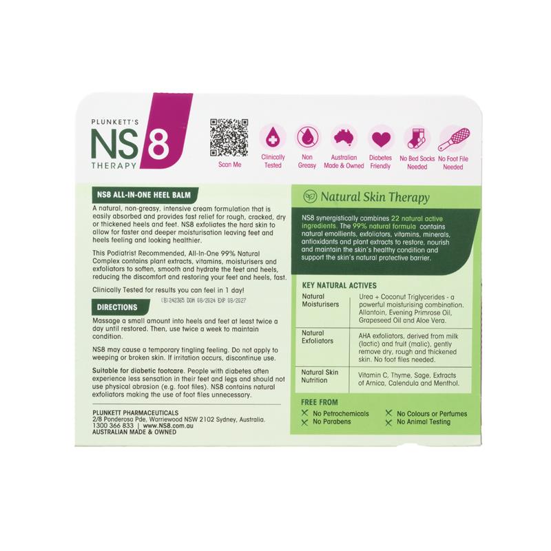 Load image into Gallery viewer, Plunketts NS8 Heel Balm Complex 75g
