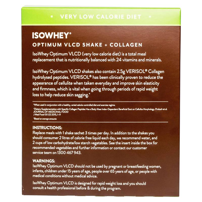 Load image into Gallery viewer, IsoWhey Optimum VLCD Shake + Collagen Chocolate Fudge 18 x 55g

