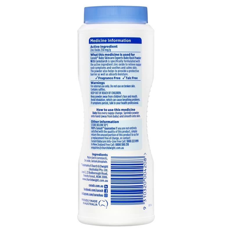 Load image into Gallery viewer, Curash Baby Rash Powder With Cornstarch 100g
