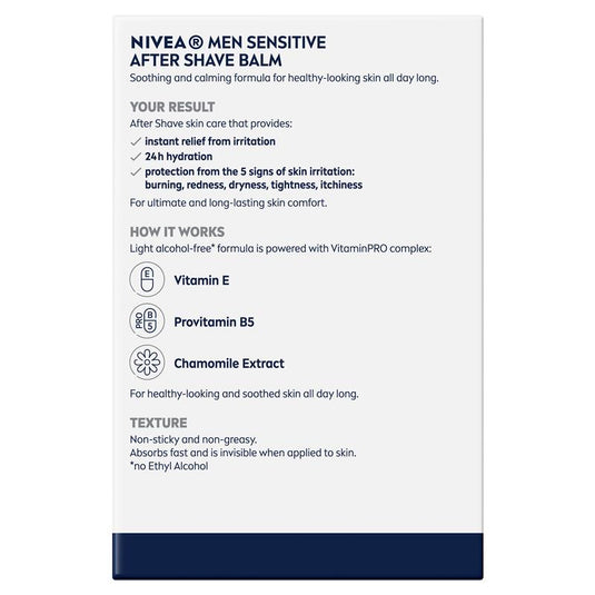 NIVEA MEN Sensitive Post Shave Balm Chamomile + Vit E 100ml
