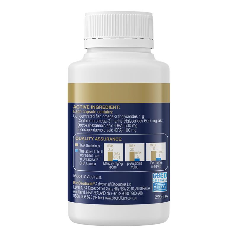 Load image into Gallery viewer, BioCeuticals UltraClean® DHA Omega 60 Capsules
