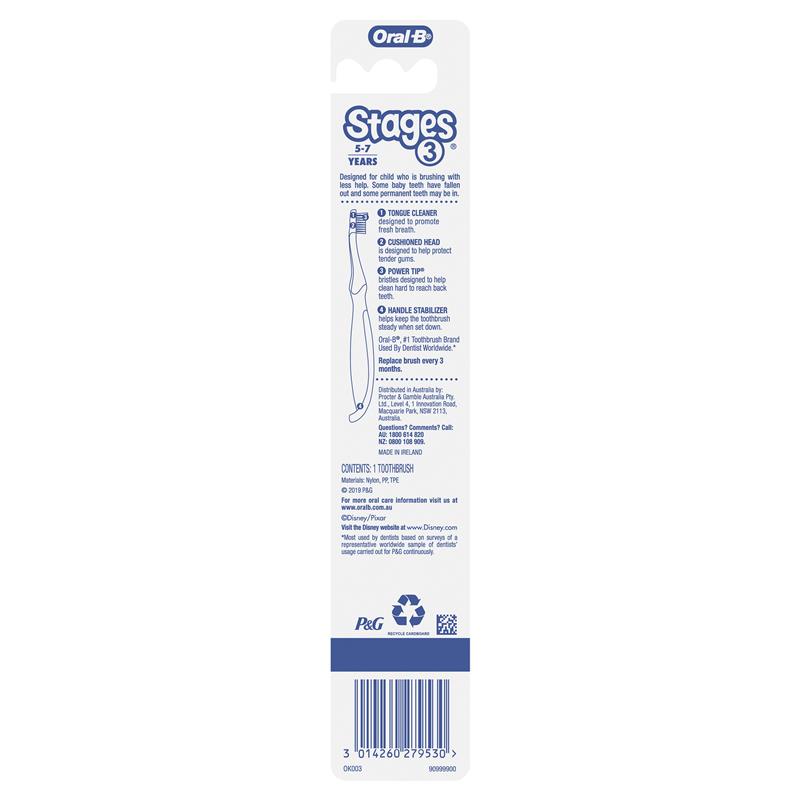 Load image into Gallery viewer, Oral B Toothbrush Stages 3 5-7 years
