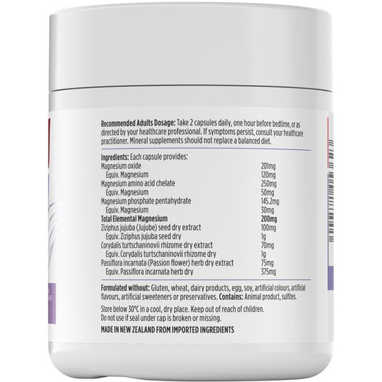 Nutra-Life Magnesium Sleep 60 Capsules NEW