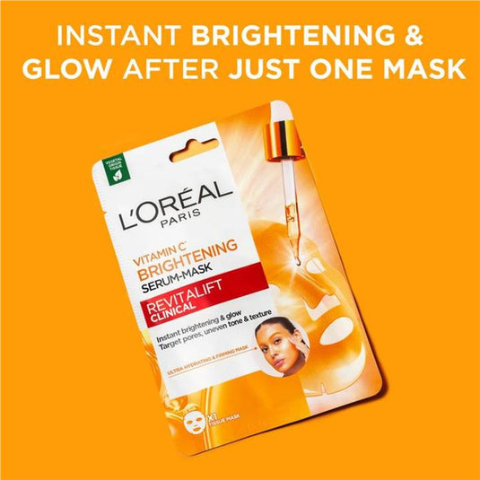 L'Oreal Paris Revitalift Clinical Vitamin C Brightening Serum Sheet Mask