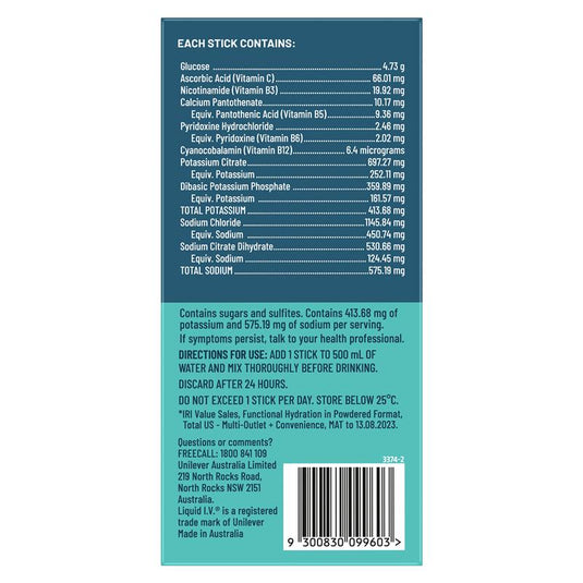 Liquid IV Hydration Watermelon 10 Sachets