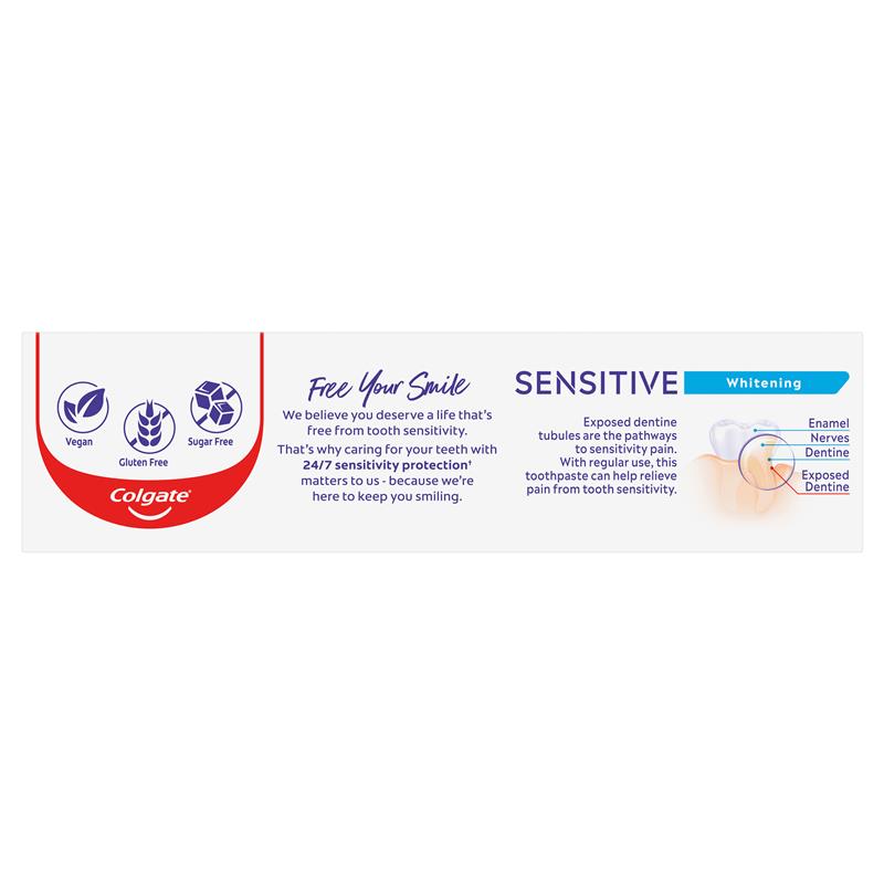 Load image into Gallery viewer, Colgate Toothpaste Sensitive Teeth Pain Whitening 110g
