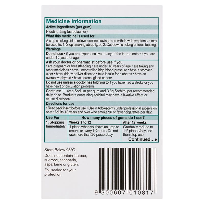 Load image into Gallery viewer, Nicorette Gum 2mg Classic 75 Pieces
