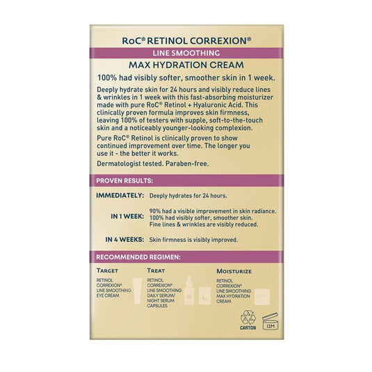 RoC Retinol Correxion Line Smoothing Max Hydration Cream 48g