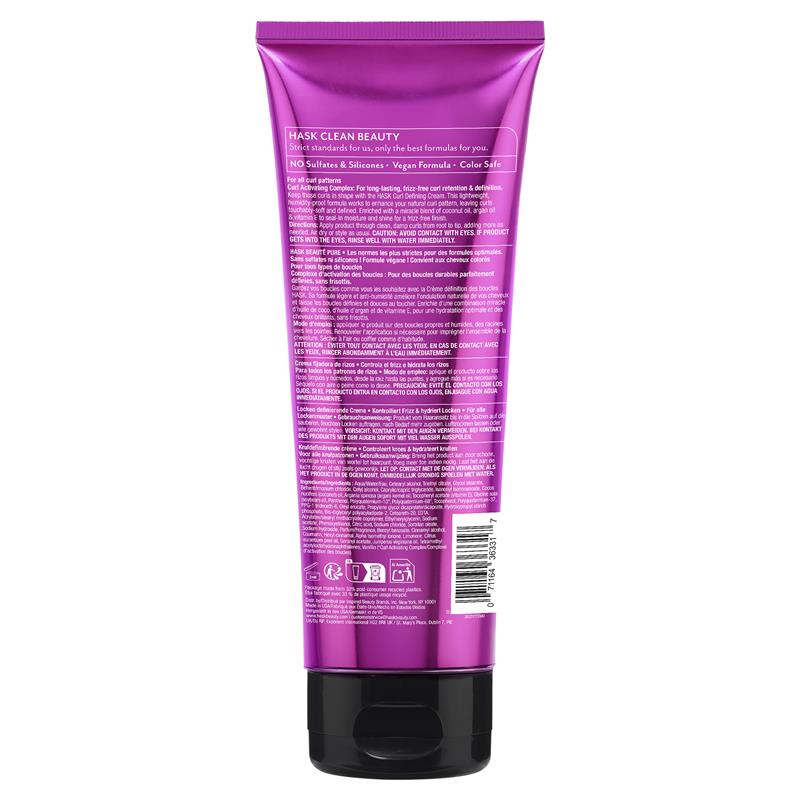 Load image into Gallery viewer, Hask Curl Care Curl Defining Cream 198ml
