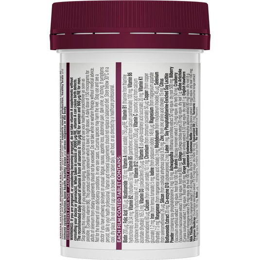 Swisse Womens Multivitamin 65+ 60 Tablets