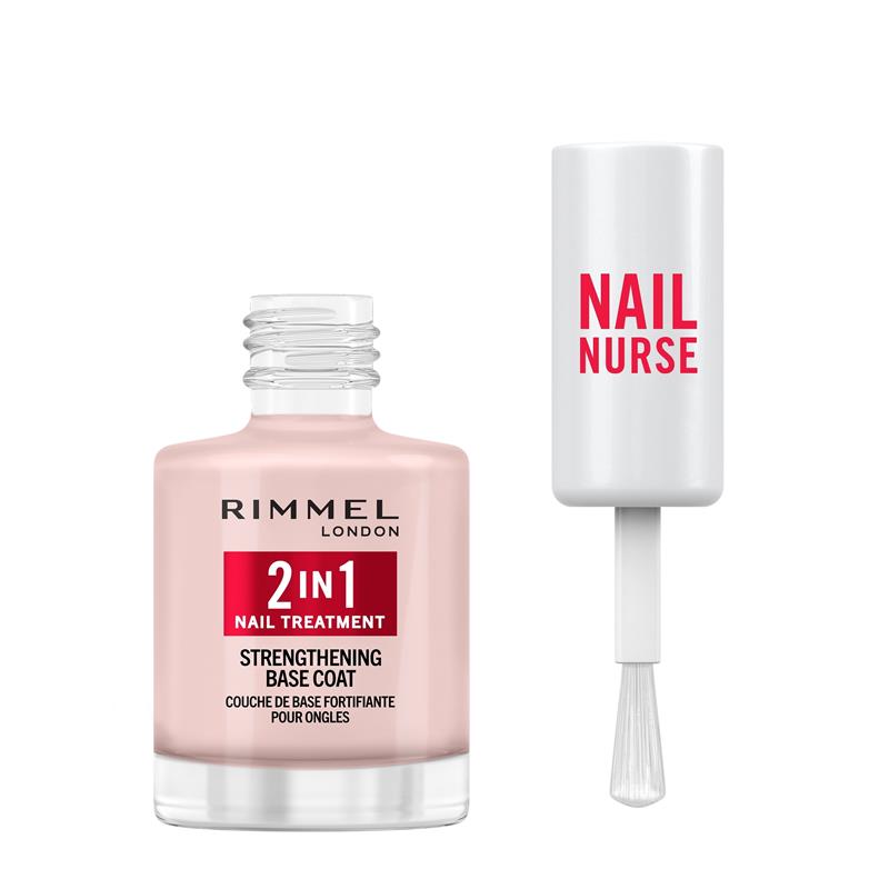 Load image into Gallery viewer, Rimmel Nail Nurse 2 in 1 Base Coat &amp; Strengthener

