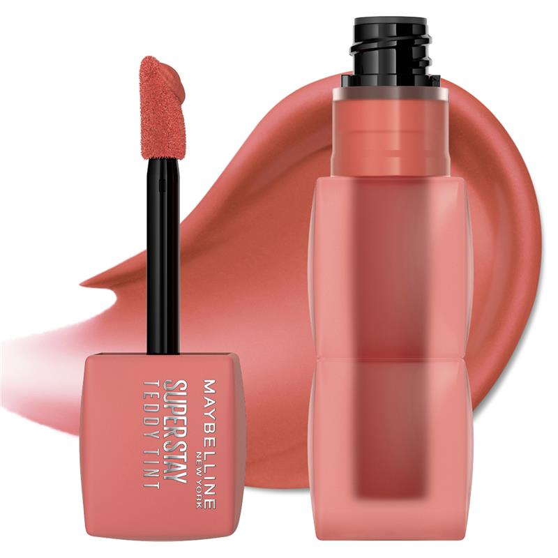 Load image into Gallery viewer, Maybelline Superstay Teddy Tint Lipstick Skinny Dip
