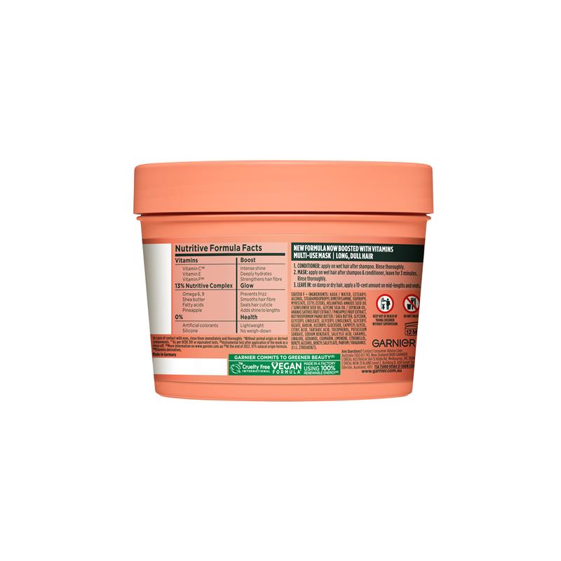 Load image into Gallery viewer, Garnier Fructis Hairfood Treatment Pineapple 390ml
