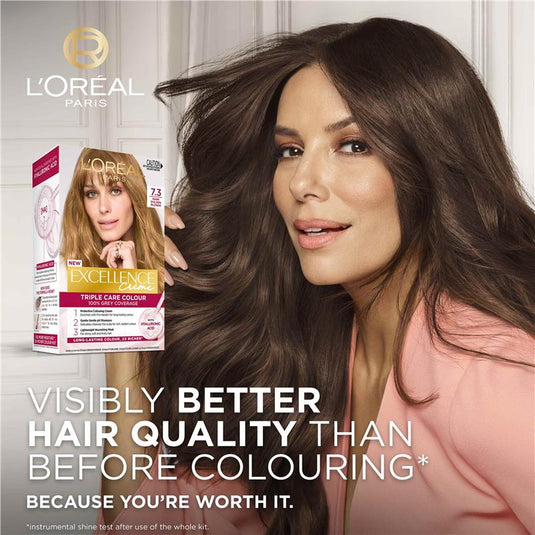 L'Oreal Excellence Creme 7.3 Dark Golden Blonde Hair Colour