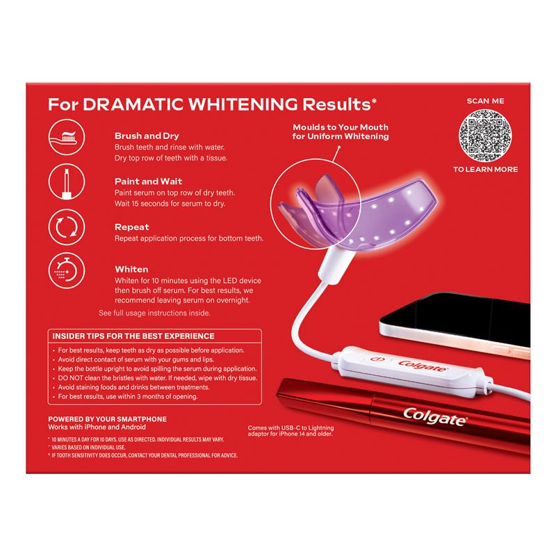 Load image into Gallery viewer, Colgate Optic White LED Flex Light Teeth Whitening Device
