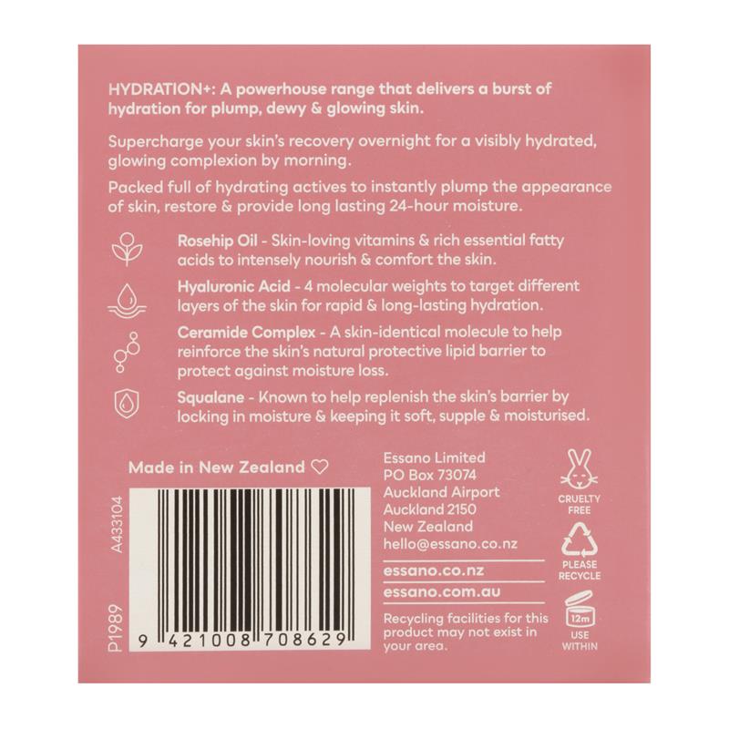 Load image into Gallery viewer, Essano Hydration+ Whipped Night Cream 50ml
