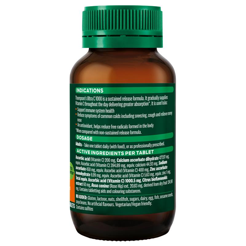 Load image into Gallery viewer, Thompson's Ultra C 1000mg 60 Tablets
