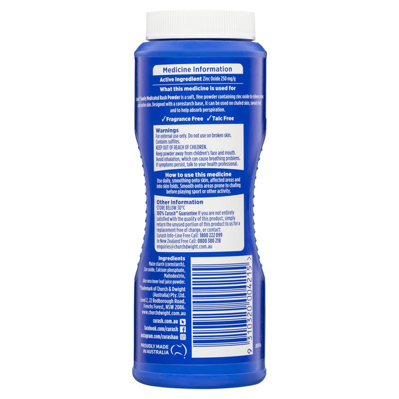 Load image into Gallery viewer, Curash Family Medicated Rash Powder 100g

