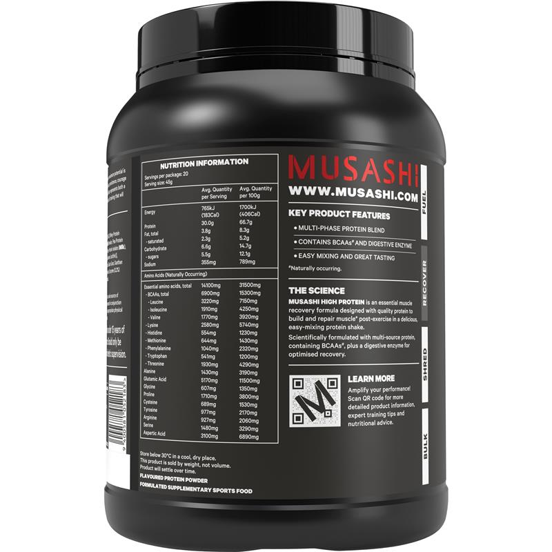 Load image into Gallery viewer, Musashi High Protein Salted Caramel 900g
