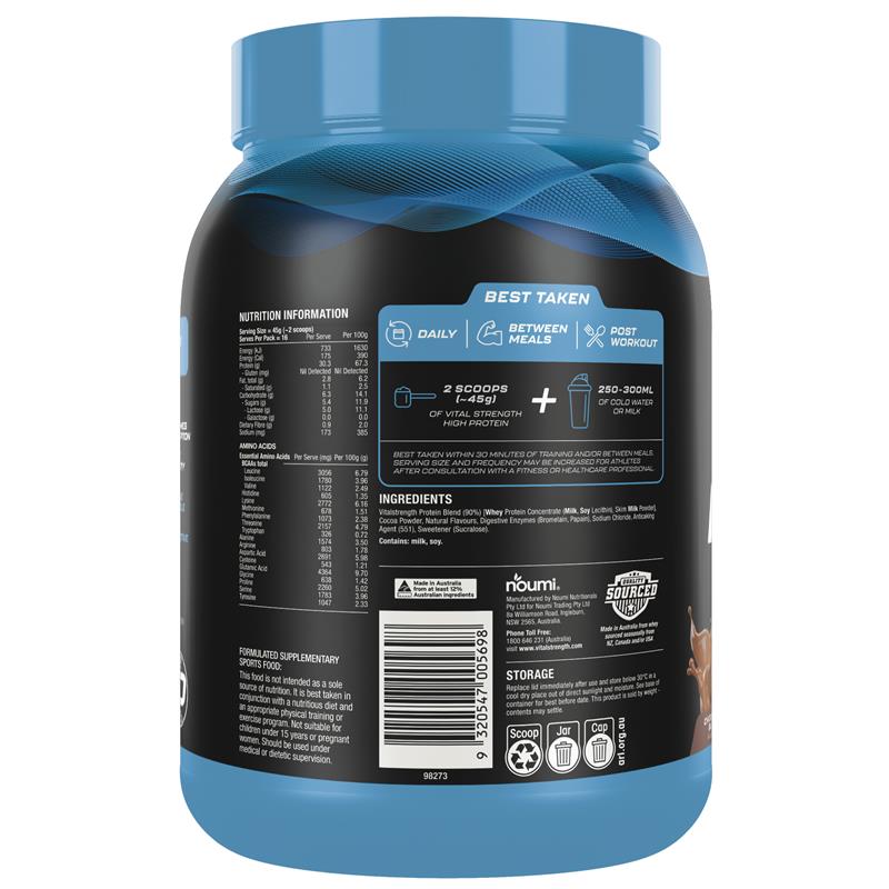 Load image into Gallery viewer, Vital Strength High Protein Chocolate 750g
