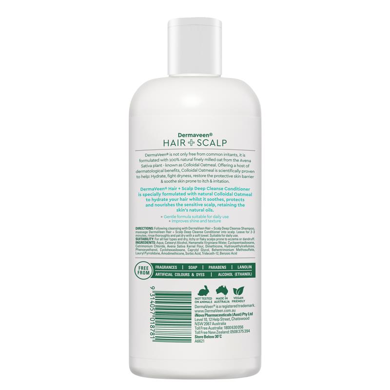 Load image into Gallery viewer, DermaVeen Hair + Scalp Deep Cleanse  Conditioner 500ml
