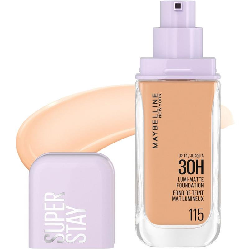 Load image into Gallery viewer, Maybelline Superstay Lumi Matte Foundation 115
