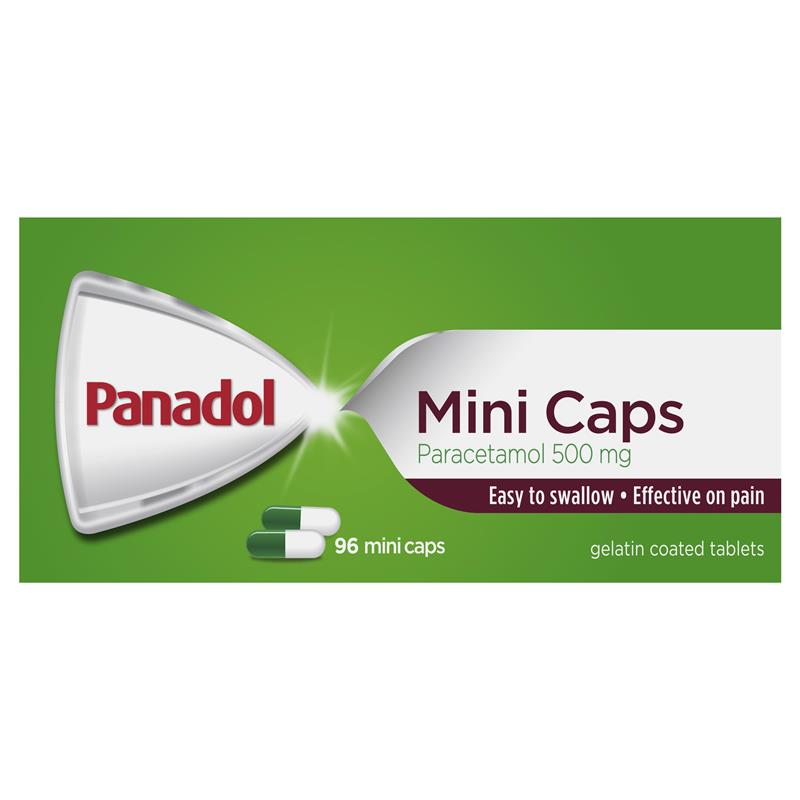 Load image into Gallery viewer, Panadol Paracetamol Pain Relief Mini Capsules 96 Capsules
