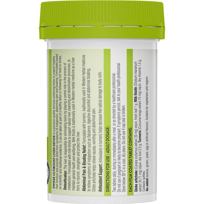 Load image into Gallery viewer, Swisse Ultiboost Liver Detox 60 Tablets
